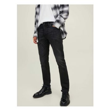 Blugi slim fit cu nasturi Glenn -