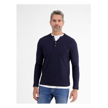 Bluza Henley cu logo discret