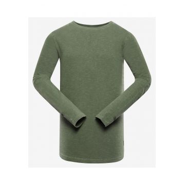 Bluza slim cu decolteu la baza gatului -