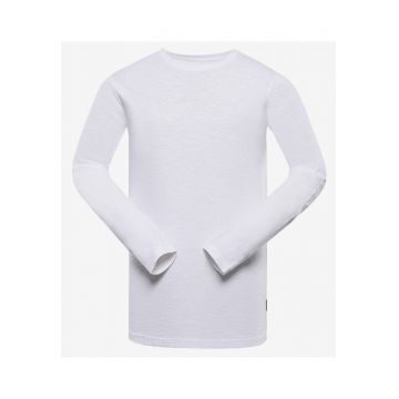 Bluza uni cu decolteu la baza gatului -