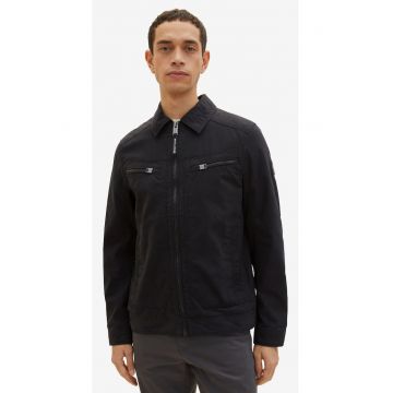geaca regular fit uni cu fermoar -