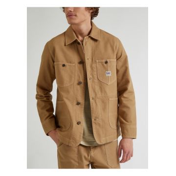 Geacadin denim regular fit cu nasturi