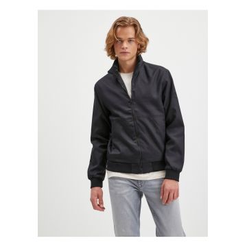 Jacheta bomber regular fit cu fermoar Jax -
