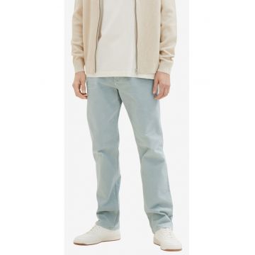 Jeans cu croiala dreapta uni