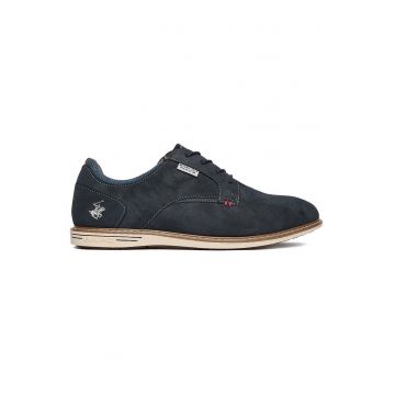 Mocasini barbati -  sintetic - piele ecologica - interior textil - bleumarin