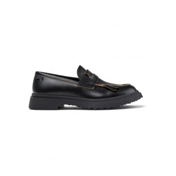 Mocasini de piele Walden Twins - Negru