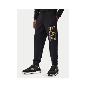 Pantaloni pentru barbati -  din bumbac - negru