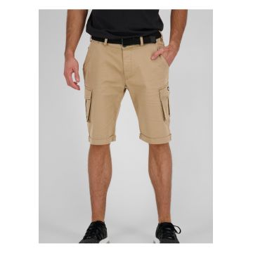 Pantaloni scurti din bumbac cu buzunare aplicate -
