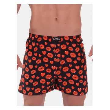 Pantaloni scurti din bumbac cu model grafic .