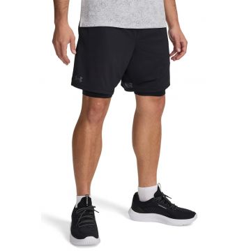 Pantaloni scurti pentru fitness Tech Vent - Negru
