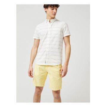 Pantaloni scurti uni din bumbac -