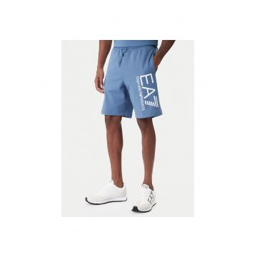 Pantaloni sport barbati -  bumbac  - albastru