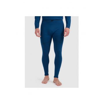 Pantaloni sport barbati  fara cusaturi - albastru - poliesterfwq - Bleumarin
