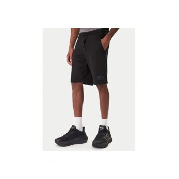 Pantaloni sport barbati -  negru  - bumbac si poliester