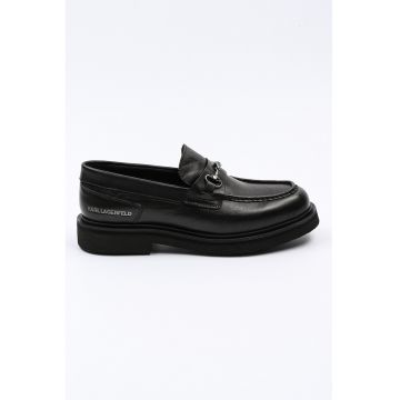 Pantofi loafer din piele - Negru