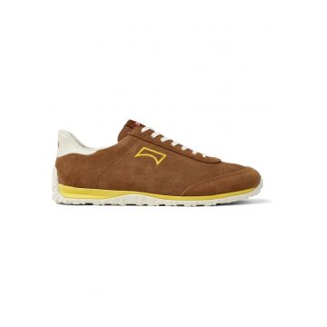 Pantofi sport Drift Walk din piele intoarsa - Maro