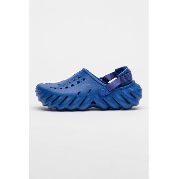 Saboti slingback unisex cu aspect masiv Echo - Albastru/Bleumarin