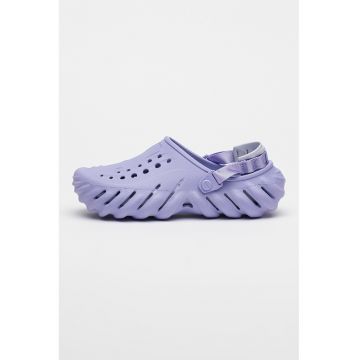 Saboti slingback unisex cu aspect masiv Echo - Ametist