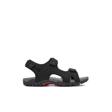 Sandale barbatesti -  negru - textil - sistem inchidere Velcro -
