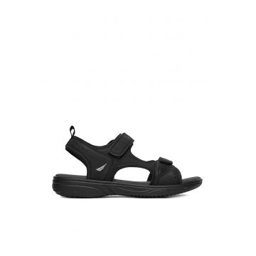Sandale barbatesti  piele ecologica - negru - Negru