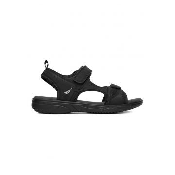 Sandale barbatesti  piele ecologica - negru - Negru