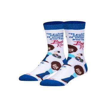 Sosete lungi cu print cu Bob Ross