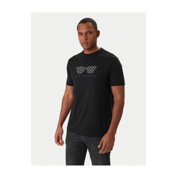 Tricou Barbatesc -  Bumbac - Negru -