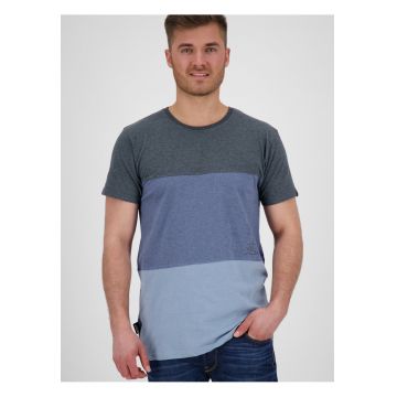 Tricou din amestec de bumbac cu model colorblock