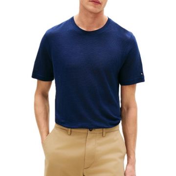 Tricou Tommy Hilfiger DC LINEN TEE