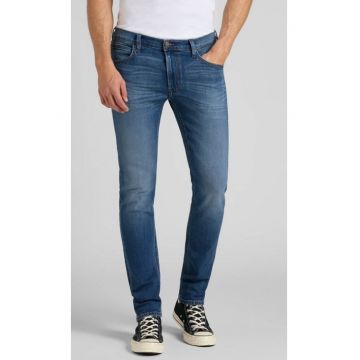 Blugi barbatesti  Luke Fresh - bumbac/poliester/elastan - albastru inchis