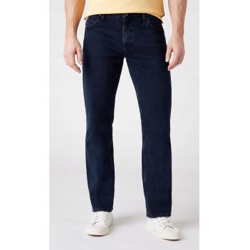 Blugi barbati  model drept - albastru negru - din colectia RED KABEL - elasticitate suplimentara - 99% bumbac