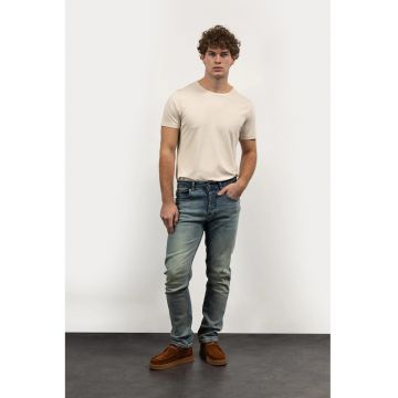 Blugi barbati -  Slim Fit - albastru - denim/lycra