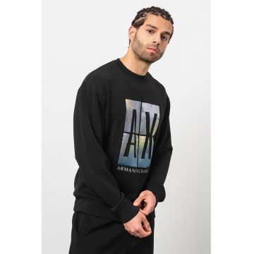 Bluza de trening din amestec de modal cu logo - Negru