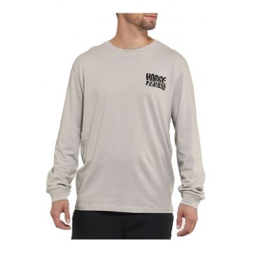 Bluza din bumbac cu decolteu rotund