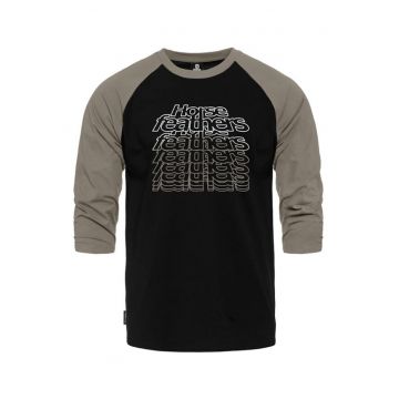 Bluza regular-fit din bumbac cu maneci trei sferturi