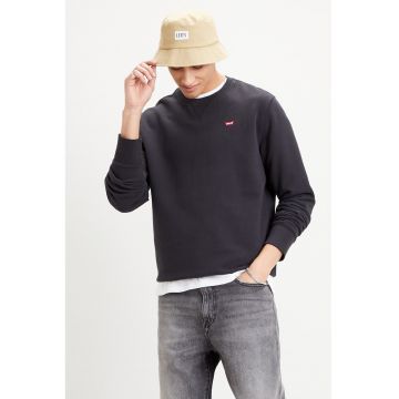Bluza sport cu logo brodat New Original - Negru stins