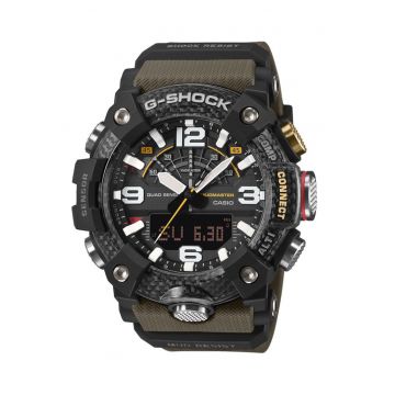 Ceas barbati  Mudmaster Bluetooth - caracteristici multiple - culoare khaki - dimensiuni 10x10x10cm