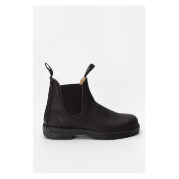 Ghete barbati -  Piele autentica - Negru - Negru