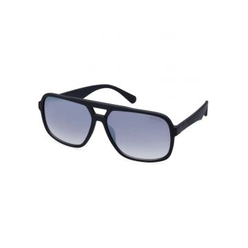 Ochelari de soare  bărbați - model GF5125-6102C - alb - lentile degrade - dimensiuni 61x14x140