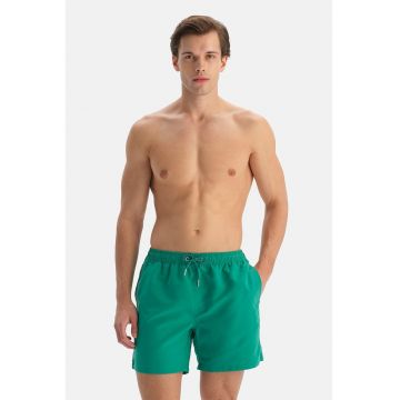 Pantaloni scurti cu buzunare laterale - Verde smarald