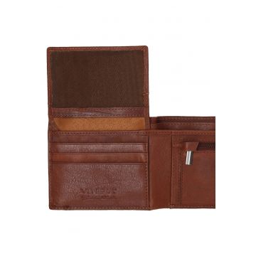 Portofel bifold din piele naturala.
