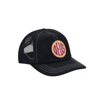 Sapca trucker  Pill 6 panel bumbac negru