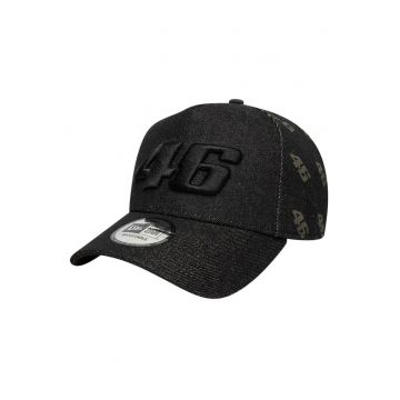 Sapca  VR46 Laser Etch Denim - negru - ajustabila - bumbac