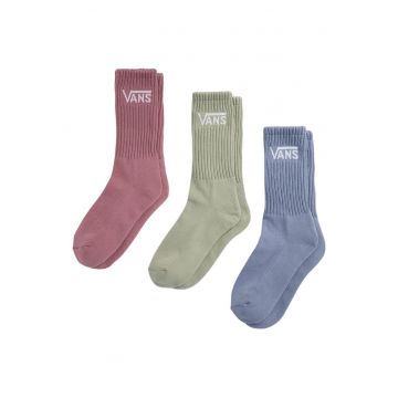 Set de sosete lungi cu logo contrastant - 3 perechi