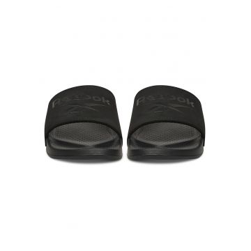 Slapi barbat -  sintetic - negru - plastic