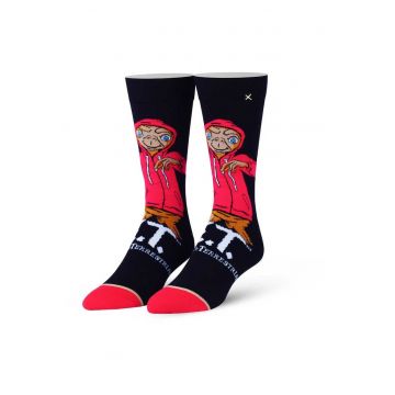 Sosete lungi cu model din amestec de bumbac