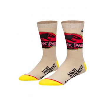 Sosete lungi cu model din amestec de bumbac