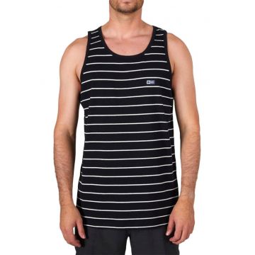 Top din amestec de bumbac cu model in dungi