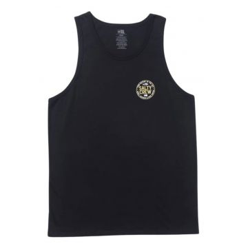 Top din bumbac cu imprimeu logo pe partea din spate