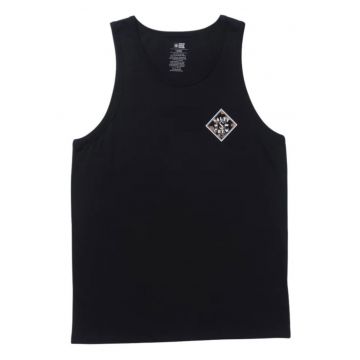 Top regular fit cu decolteu la baza gatului si imprimeu